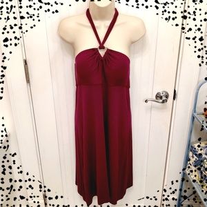 NWT Tommy Bahama Purple Halter Dress